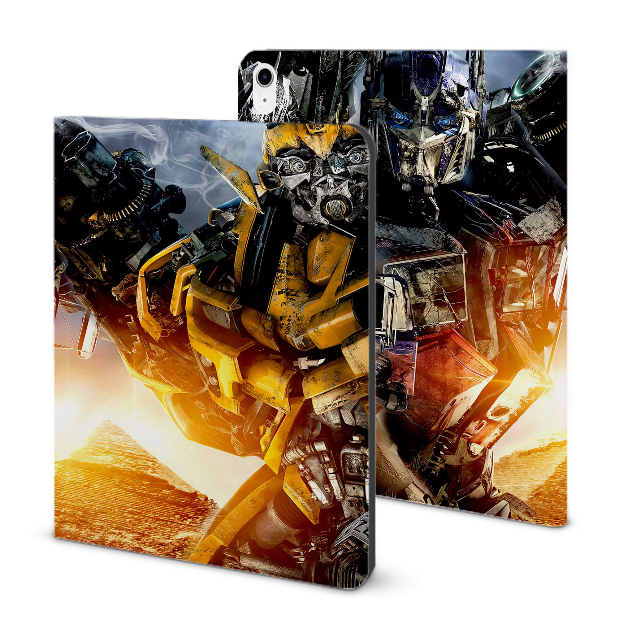 （画像用） Transformers トランスフォーマー IPad ケース ブック型 PUレザー TPU 耐衝撃 軽量 薄型 ペン収納なし 全面保護 IPad 各モデル対応